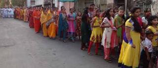 Shobha Yatra from Mahesh Navami for the city | महेश नवमीनिमित्त शहरातून शोभायात्रा