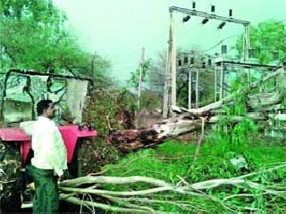 The storm district is hit by the storm | वादळीवाऱ्याचा जिल्ह्याला फटका