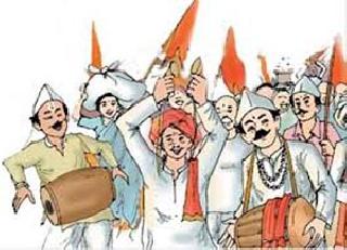 Vitthal Darari Warkak: The crowd of | विठ्ठलाच्या दारी वारक:यांची गर्दी Vitthal Darari Warkak: The crowd of | विठ्ठलाच्या दारी वारक:यांची गर्दी