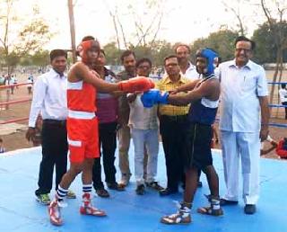 Inauguration of Akola Dual Boxing Championship | अकोला ड्युल बॉक्सिंग चॅम्पियनशिपचे उद्घाटन