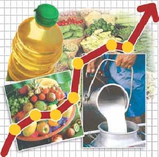 Increasingly, inflation hit the common man 'Ghamata' | वाढत्या महागाईने फोडला सर्वसामान्यांना ‘घामटा’ Increasingly, inflation hit the common man 'Ghamata' | वाढत्या महागाईने फोडला सर्वसामान्यांना ‘घामटा’