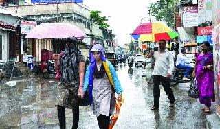 So far, the district has an average 56 mm rainfall | आतापर्यंत जिल्ह्यात सरासरी ५६ मि़ मी़ पाऊस