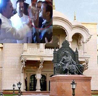 Shivsena MPs have broken a Muslim employee's raja | शिवसेना खासदारांनी मुस्लीम कर्मचा-याचा रोजा मोडला