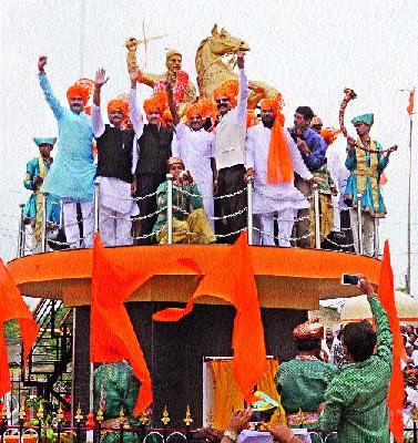 Shiva Shahi, in the form of a descendant | टेंभ्यात अवतरली शिवशाही