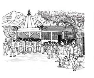 Godliness and school of the villagers | गावक-यांची देवभक्ती आणि शाळा