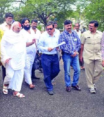 The rectangle will be the Shahi Marg | शाही मार्गाचा होणार फेरविचार