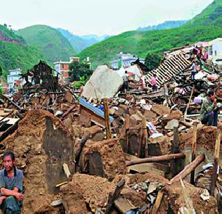 The number of earthquakes in China is up to 400 | चीनमधील भूकंप बळींची संख्या 400 वर