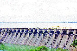 The water released from Ujuni for agriculture! | उजनीतून शेतीसाठी पाणी सोडले! The water released from Ujuni for agriculture! | उजनीतून शेतीसाठी पाणी सोडले!