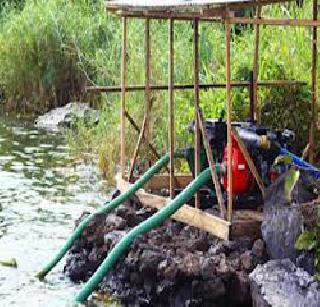 Builder's pump in a poly-dam dam | पाली-भुतिवली धरणात बिल्डरचे पंप Builder's pump in a poly-dam dam | पाली-भुतिवली धरणात बिल्डरचे पंप