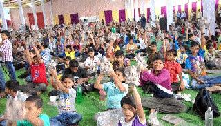 Completion of 21 thousand Ganesha statues | २१ हजार गणेश मूर्तींचा संकल्प पूर्णत्वास