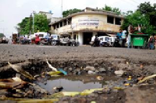 There is no obstacle in potholes | खड्ड्यांचे विघ्न नकोच