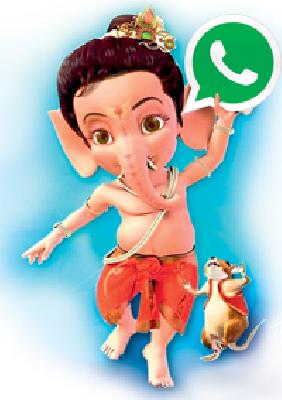 'What's App' to help Bappa | बाप्पाच्या मदतीला ‘व्हाट्स अॅप’ 'What's App' to help Bappa | बाप्पाच्या मदतीला ‘व्हाट्स अॅप’