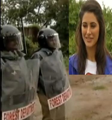 Actress Nargis Fakrey's 'Guard of Honor' | अभिनेत्री नर्गिस फक्रीला दिला 'गार्ड ऑफ ऑनर'