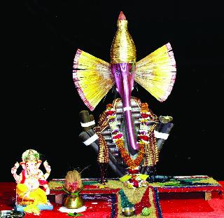 Establishment of Eco Friendly Ganesha at Chikhali | चिखली येथे इको फ्रेन्डली गणेशाची स्थापना