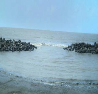 Dahunu coastline bunds restriction | डहाणूच्या किनारपट्टी लगत धुप प्रतिबंधक बंधारा Dahunu coastline bunds restriction | डहाणूच्या किनारपट्टी लगत धुप प्रतिबंधक बंधारा