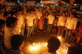 Cansal Rally in Washim | वाशिममध्ये कँडल रॅली Cansal Rally in Washim | वाशिममध्ये कँडल रॅली