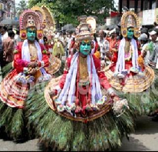 Vasayat Onam excitement | वसईत ओणम उत्साहात