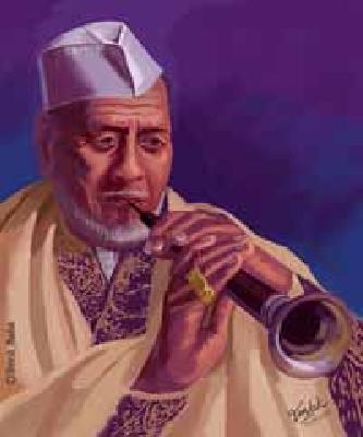 Sun worship was done by Bismillah Kha at the Ganeshotsav board | गणेशोत्सव मंडळात सनईवादक बिस्मिला खॉ यांनी केले होते सनईवादन