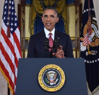 Obama will end threatening terrorists - Obama | अमेरिकेला धमकी देणा-या दहशतवाद्यांना संपवणारच - ओबामा Obama will end threatening terrorists - Obama | अमेरिकेला धमकी देणा-या दहशतवाद्यांना संपवणारच - ओबामा