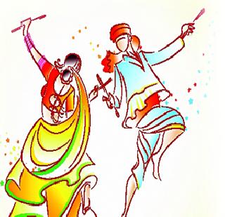 Garbha's event has taken place in Pune | पुण्यातही झालाय गरब्याचा इव्हेंट