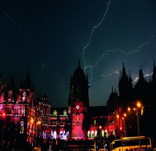 Monsoon rain fall | मुंबापुरीत परतीचा पाऊस Monsoon rain fall | मुंबापुरीत परतीचा पाऊस