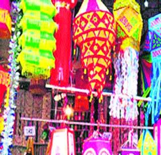 Demand for traditional skydays | पारंपरिक आकाशदिव्यांना मागणी