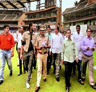 Three-tier security system at Wankhede? | वानखेडेवर त्रिस्तरीय सुरक्षा व्यवस्था ?