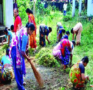 In addition to government offices, cleanliness campaign in the society | शासकीय कार्यालयाबरोबरच सोसायटय़ांमध्येही स्वच्छता अभियान