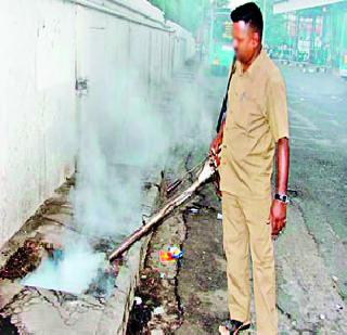 Drug spraying for dengue failure | डेंग्यू निमरूलनासाठी औषध फवारणी