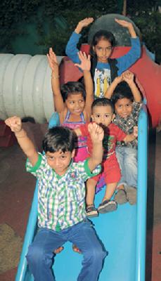 Baldina's fun game ... | बालदिनाची गंमतच न्यारी...