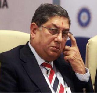BCCI presidency: Srinivasan | बीसीसीआयचे अध्यक्षपद सांभाळू द्या : श्रीनिवासन