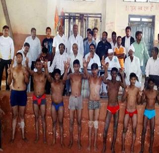 The selection of nine wrestlers for the state wrestling competition | राज्यस्तरीय कुस्ती स्पर्धेसाठी नऊ मल्लांची निवड