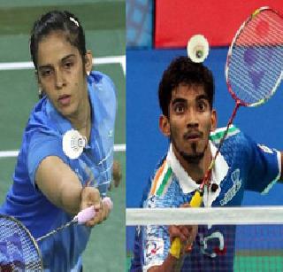 Saina, Srikanth win second consecutive win | सायना, श्रीकांतचा सलग दुसरा विजय