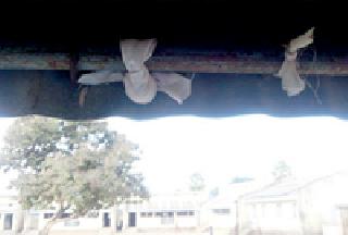 School lemon-pepper to prevent demonization! | भूतबाधा टाळण्यासाठी शाळेला ‘लिंबू-मिरची’! School lemon-pepper to prevent demonization! | भूतबाधा टाळण्यासाठी शाळेला ‘लिंबू-मिरची’!