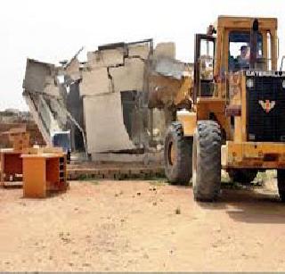 Two potshed pellets | दोन पत्राशेड जमीनदोस्त Two potshed pellets | दोन पत्राशेड जमीनदोस्त