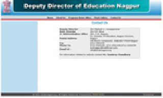 Education Deputy Director's Website 'Outdated' | शिक्षण उपसंचालकांचे संकेतस्थळ ‘आऊटडेटेड’ Education Deputy Director's Website 'Outdated' | शिक्षण उपसंचालकांचे संकेतस्थळ ‘आऊटडेटेड’