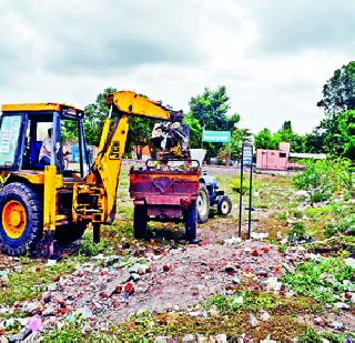 Baramati city's trash question again | बारामती शहराच्या कचऱ्याचा प्रश्न पुन्हा ऐरणीवर