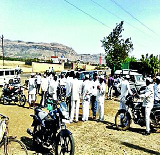 Damage Camps wrapped in a few minutes | धरणग्रस्तांसाठीचा कॅम्प काही मिनिटांत गुंडाळला