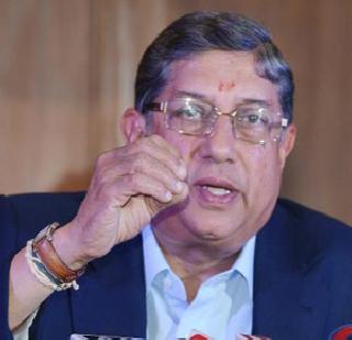 Srinivasan's election ban! | श्रीनिवासनवर निवडणूकबंदी!