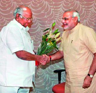 Pawar's 'NaMomilan'! | पवारांचे ‘नमोमीलन’! Pawar's 'NaMomilan'! | पवारांचे ‘नमोमीलन’!