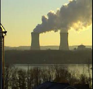 Fire at cooling tower in Chandrapur power station | चंद्रपूर वीज केंद्रात कूलिंग टॉवरला आग
