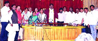 Selection of eight members on the permanent committee | .स्थायी समितीवर आठ सदस्यांची निवड