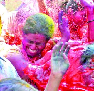 Holi festival is very heavy ... | होळीचा सण लय भारी...