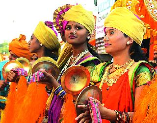 Shiv Jayanti procession in the city | शहरात शिवजयंती मिरवणूक