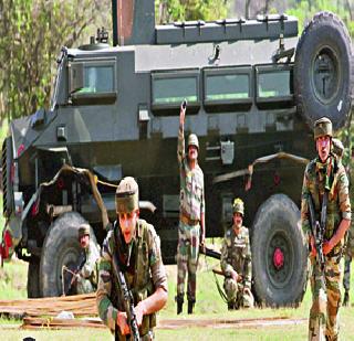 Military camps attacked | लष्करी छावणीवर हल्ला