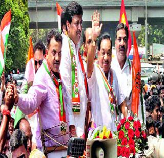 Rana's application by displaying power | शक्तिप्रदर्शन करीत राणेंचा अर्ज