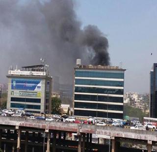 Fire at Business Park Point | बिझनेस पार्क पॉइंटला आग