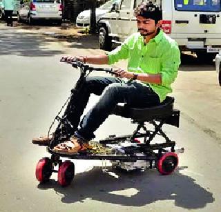 Yarna Portable Bike | तरुणाने साकारली पोर्टेबल बाइक