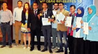 JDIET students attend International Conference | ‘जेडीआयईटी’चा विद्यार्थी आंतरराष्ट्रीय परिषदेत चमकला