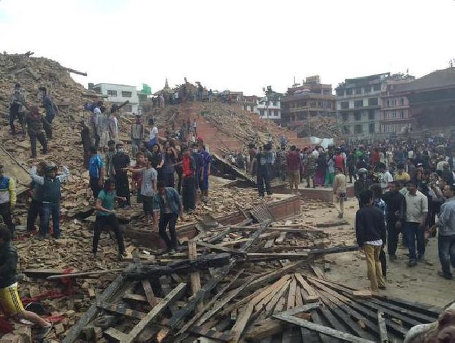 Earthquake strikes Nepal | नेपाळला भूकंपाचा धक्का Earthquake strikes Nepal | नेपाळला भूकंपाचा धक्का
